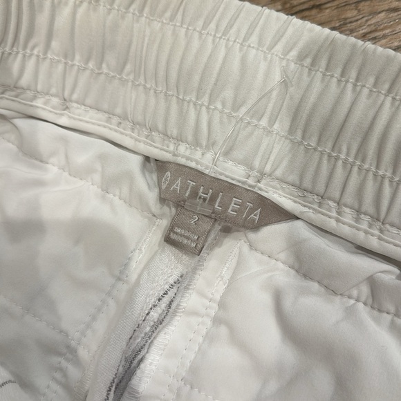 Athleta bali linen wide leg crop pants white size 2 - Picture 4 of 6